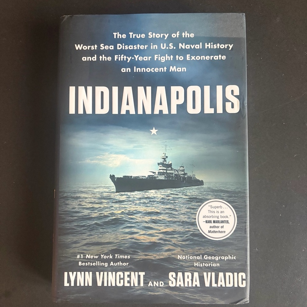 Indianapolis Hardcover Book by Lynn Vincent and Sara Vladic